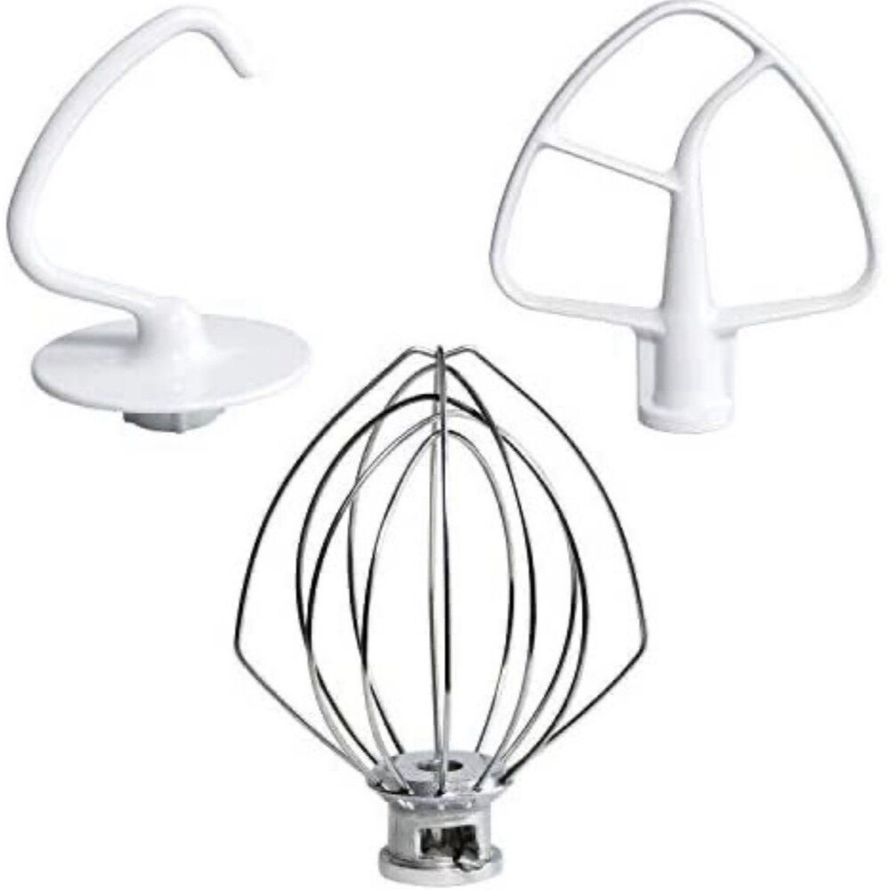 3 Pack Mixer Attachments Set for Kitchenaid 4.5-5 Quart Tilt-Head Stand Mixers,